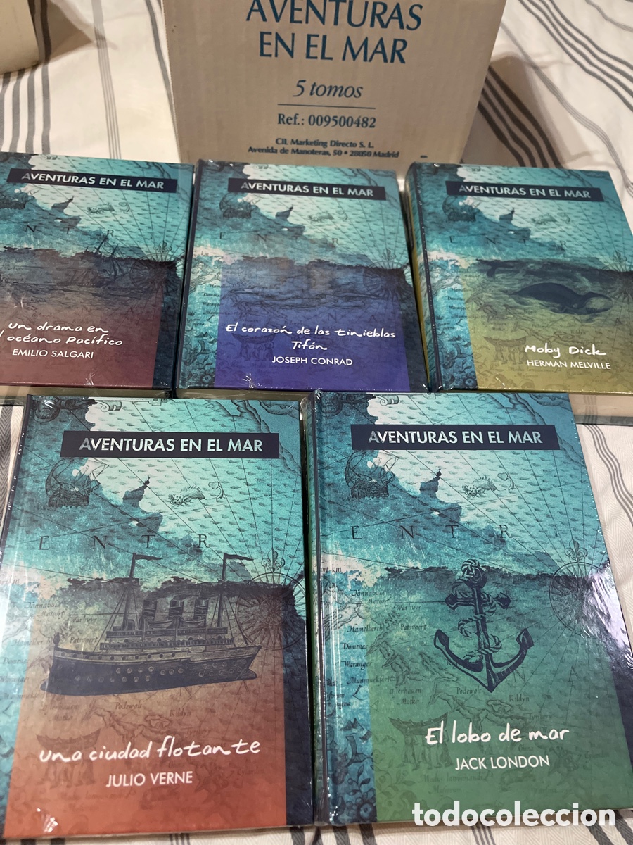 Libros: Aventuras en el Mar - 5 Tomos - Foto 1