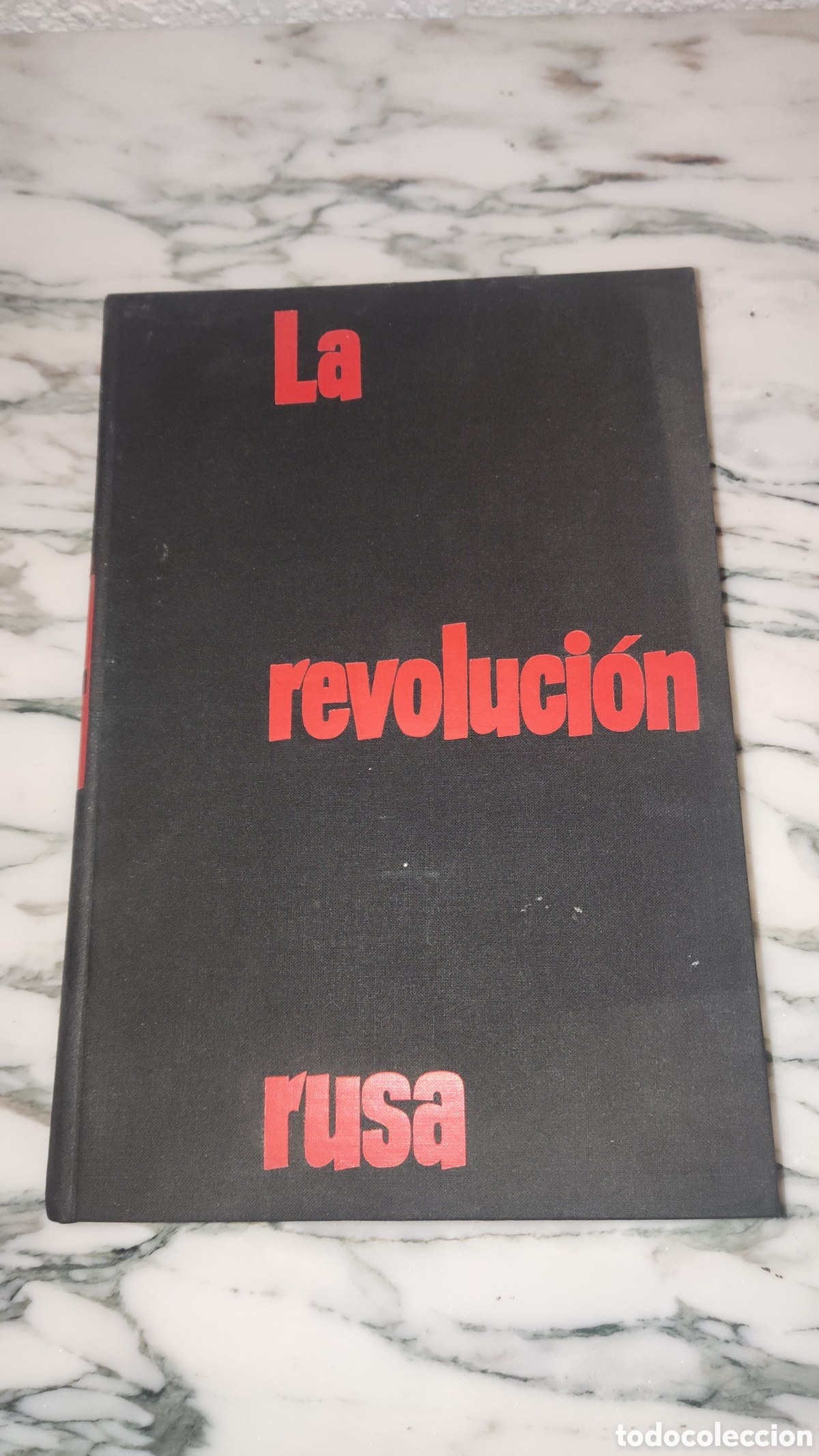 Libros: La revoluci&oacute;n rusa &ndash; libro tapa dura tela negra, letras rojas, Alan Moorehead 1958