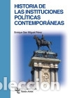 Livros: Historia de las instituciones pol&iacute;ticas contempor&aacute;neas - Enrique San Miguel P&eacute;rez
