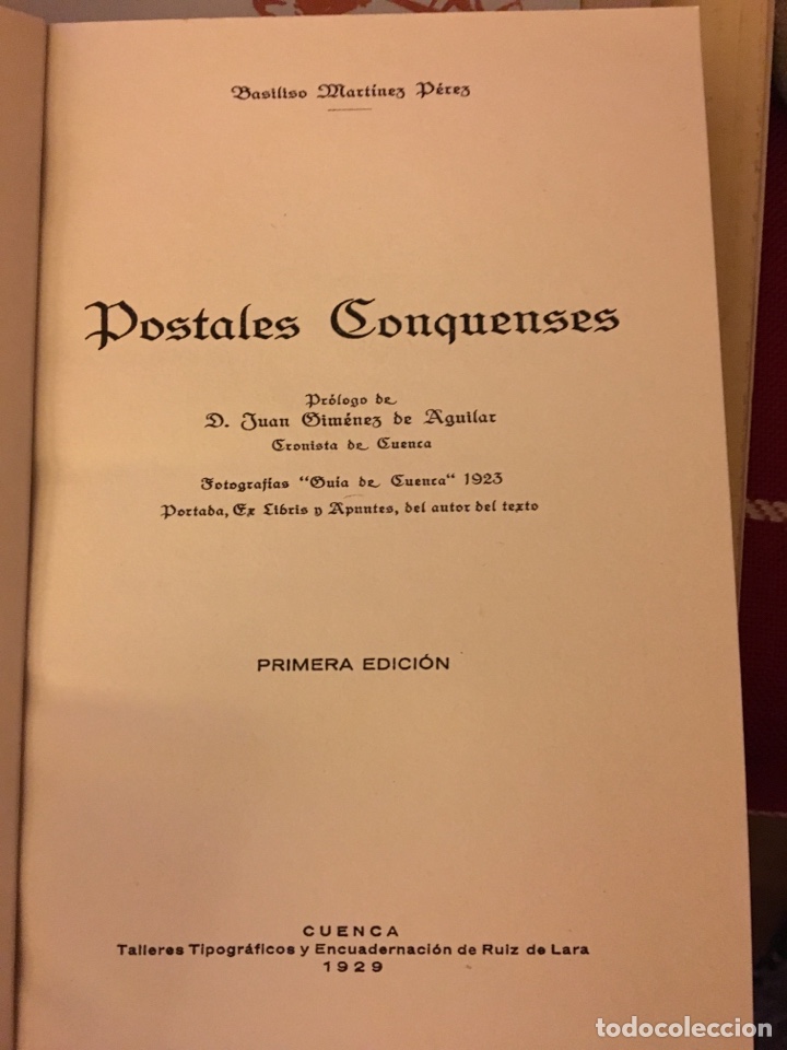 Libros: Postales conquenses 1929. Cuenca - Foto 2
