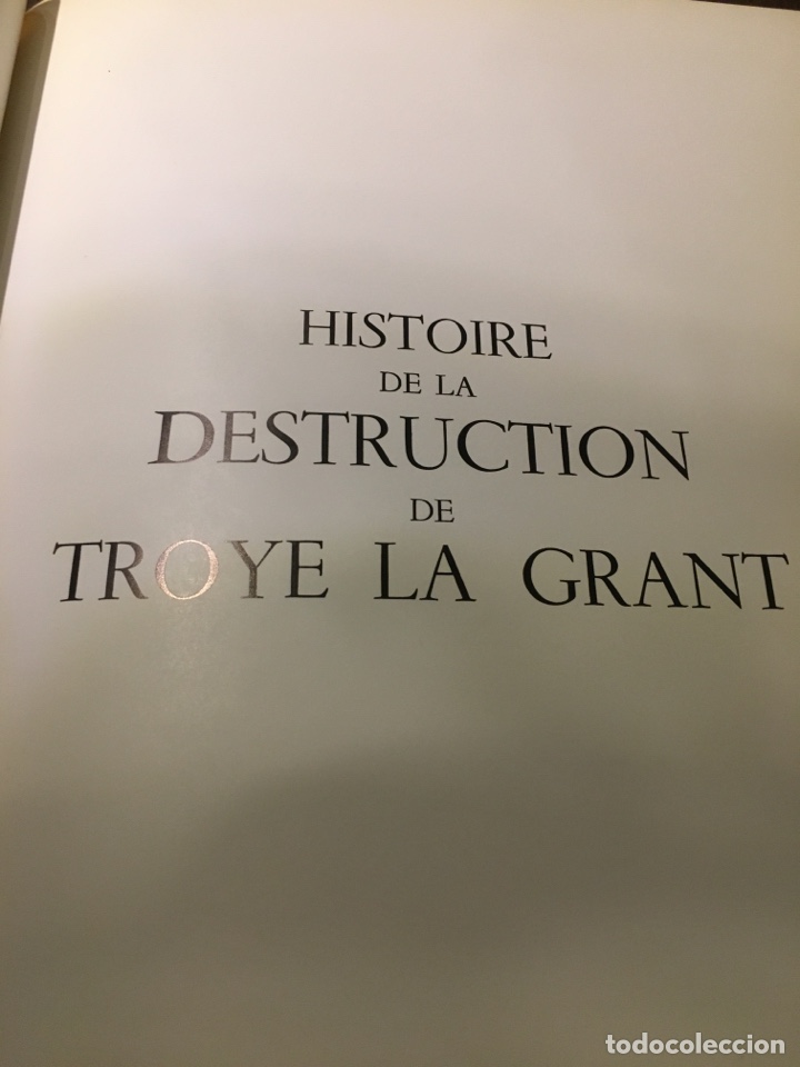 Libros: Histoire de la Destruction de Troye La Grant - Foto 3