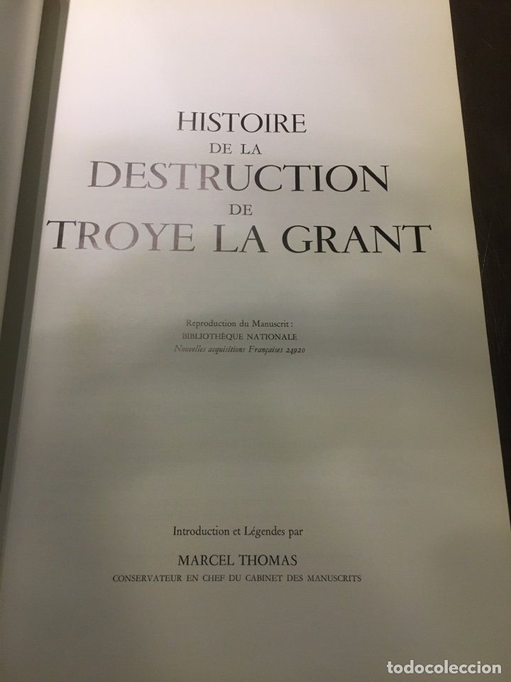 Libros: Histoire de la Destruction de Troye La Grant - Foto 4