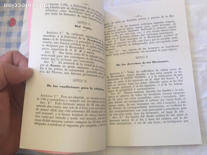 Libros: Cuenca 1866 constituciones San Juli&aacute;n - Foto 4