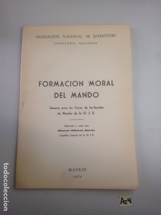 Libros: Formaci&oacute;n moral del mando 1962 - Foto 1