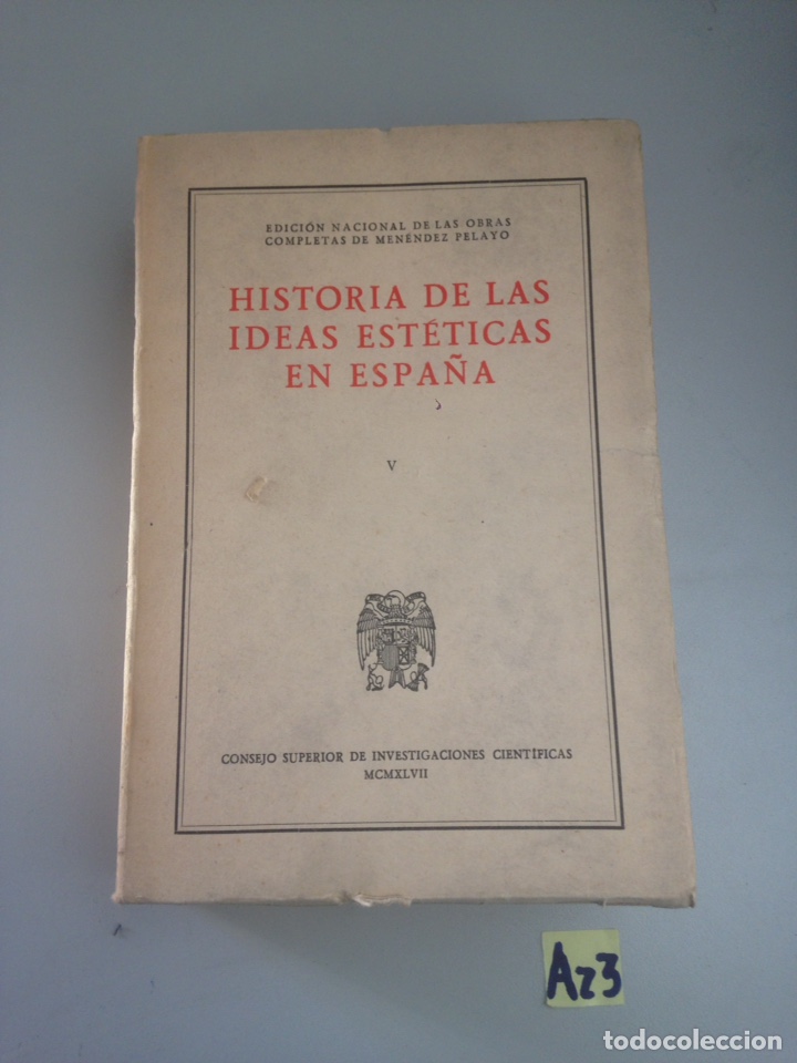 Libros: Historia de las ideas est&eacute;ticas en Espa&ntilde;a - Foto 1