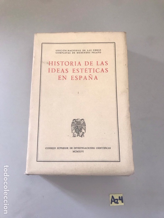 Libros: Historia de las ideas est&aacute;ticas en Espa&ntilde;a - Foto 1
