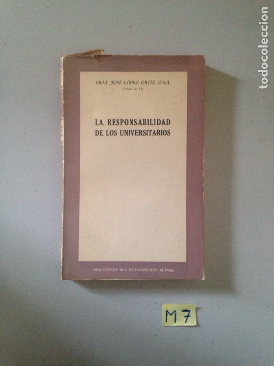 Libros: La responsabilidad de los universitarios - Foto 1