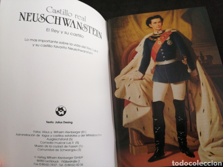 Libros: CASTILLO NEUSCHWANSTEIN, HISTORIA DE LA VIDA DE LUIS II - Foto 4