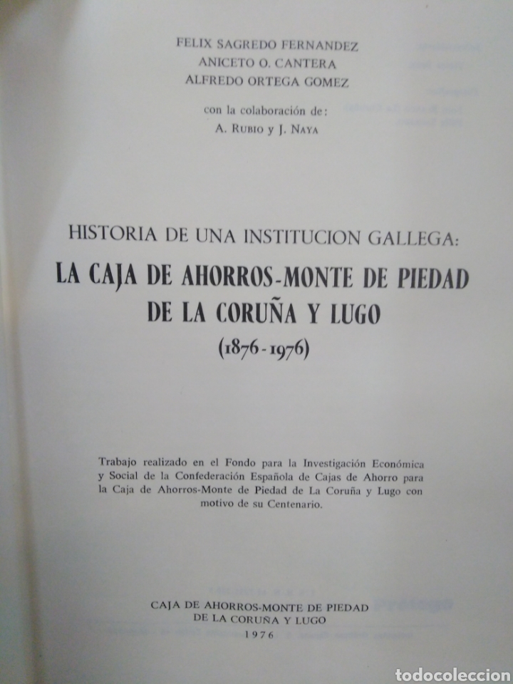 historia de una institución gallegala caja de Comprar