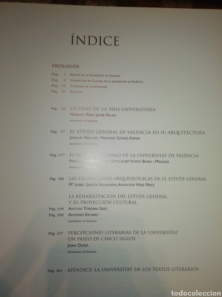 Libros: Sapientia Edificavit Universidad de Valencia - Foto 3