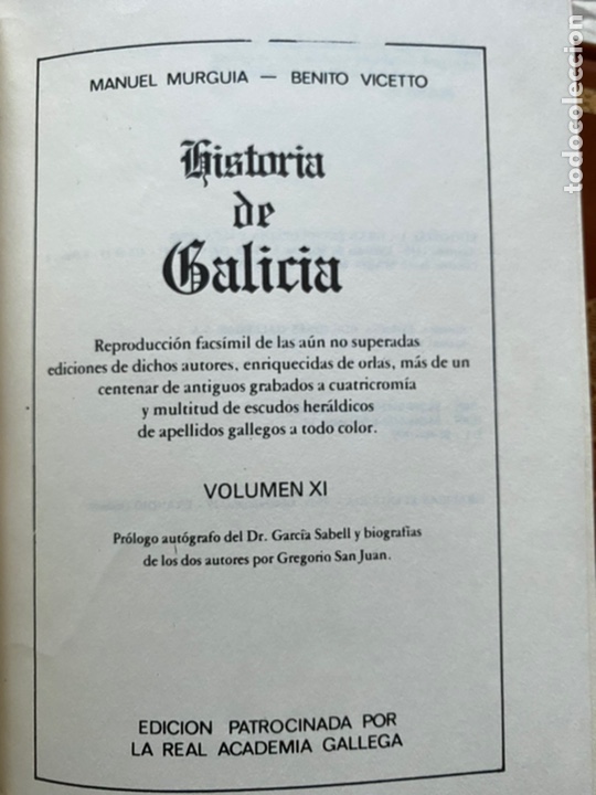 Libros: Historia de Galicia (14tomos) - Foto 3