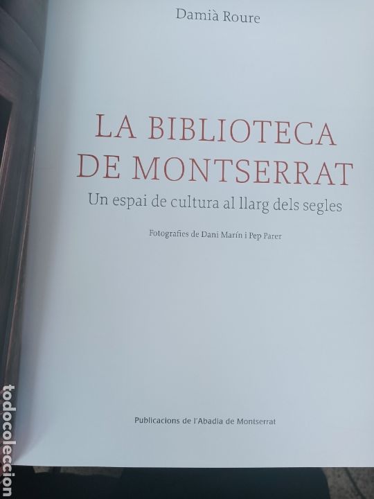 Libros: LIBRO LA BIBLIOTECA DE MONTSERRAT DAMI&Agrave; ROURE - Foto 2