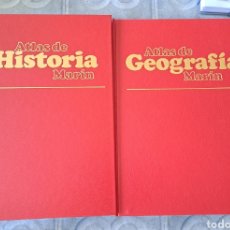 Libros: ATLAS DE GEOGRAFÍA E HISTORIA- 2 TOMOS CON ESTUCHE. Lote 313238703