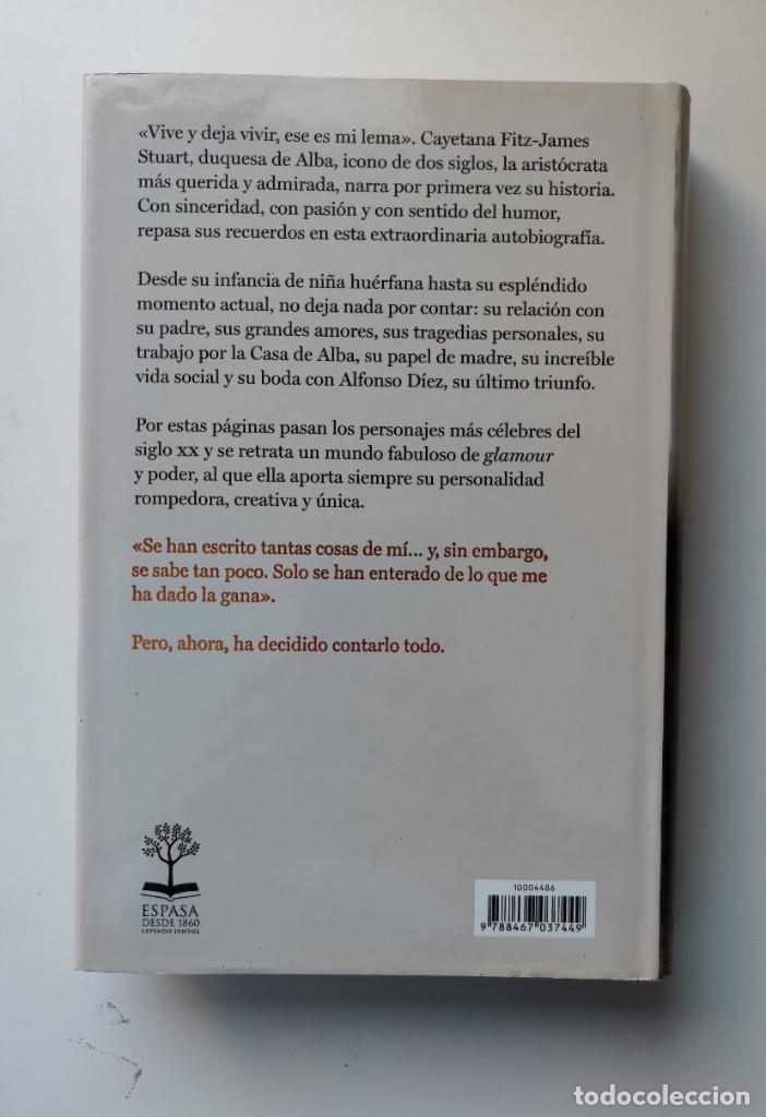 Libros: YO, CAYETANA (CAYETANA STUART Y SILVA,DUQUESA DE ALBA)LIBRO 2011 - Foto 2