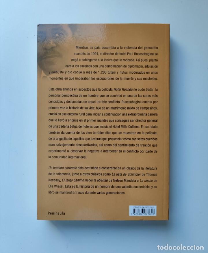 Libros: LIBRO UN HOMBRE CORRIENTE (PAUL RUSESABAGINA)2007 - Foto 2