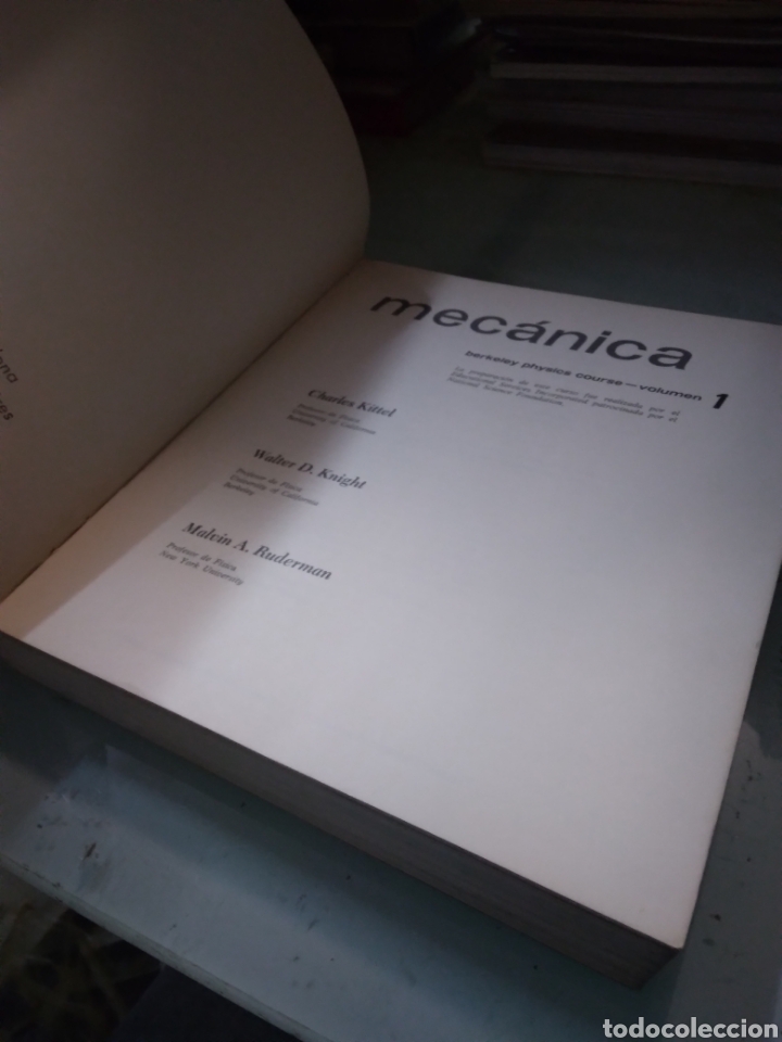 Libros: Mecanica, Berkeley physis course, tomo I - Foto 2