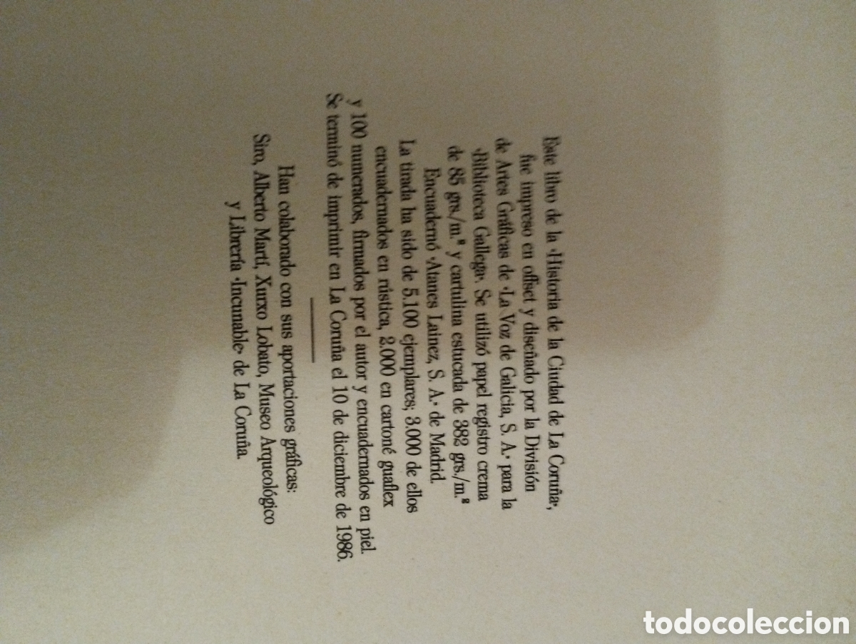 Libros: Historia de la ciudad de la Coru&ntilde;a - Foto 3