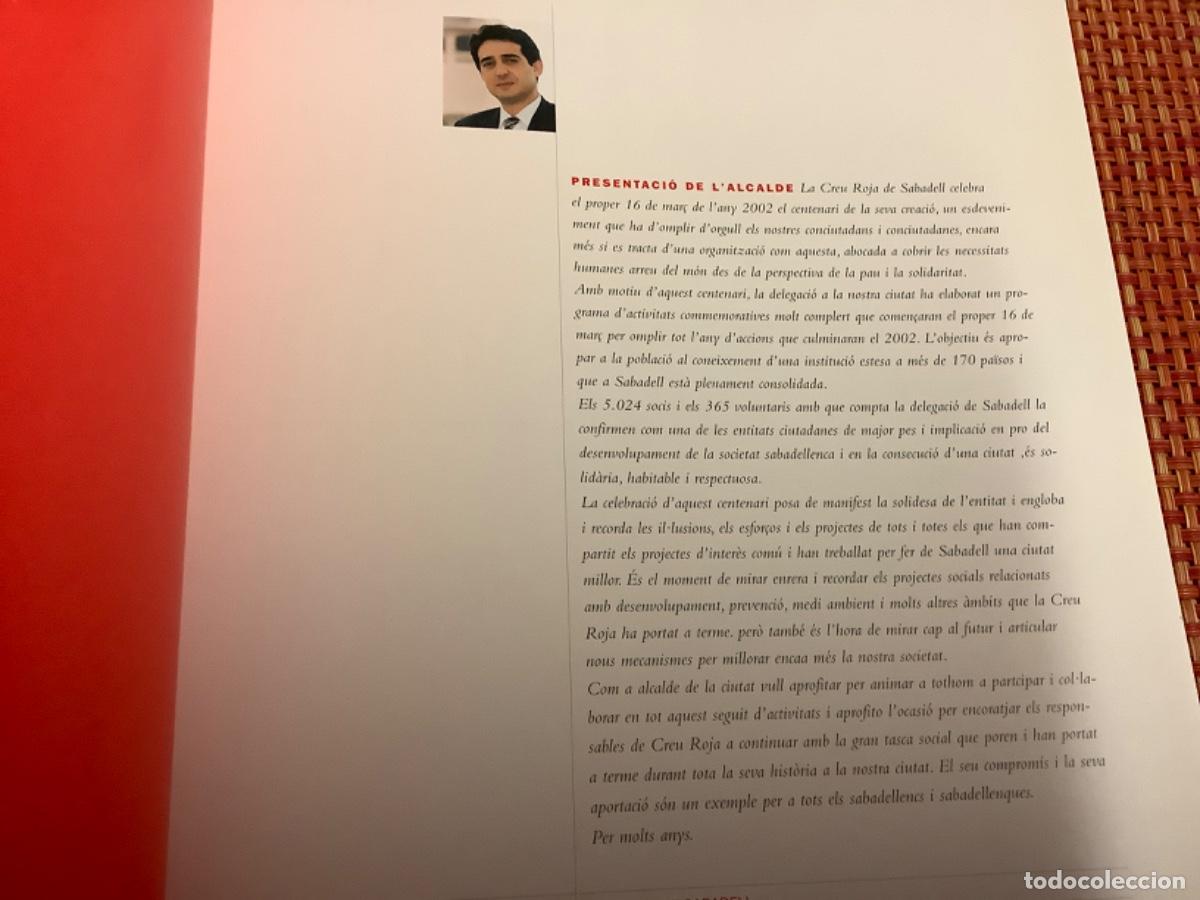 Libros: 100 ANYS DE CREU ROJA A SABADELL - Foto 4