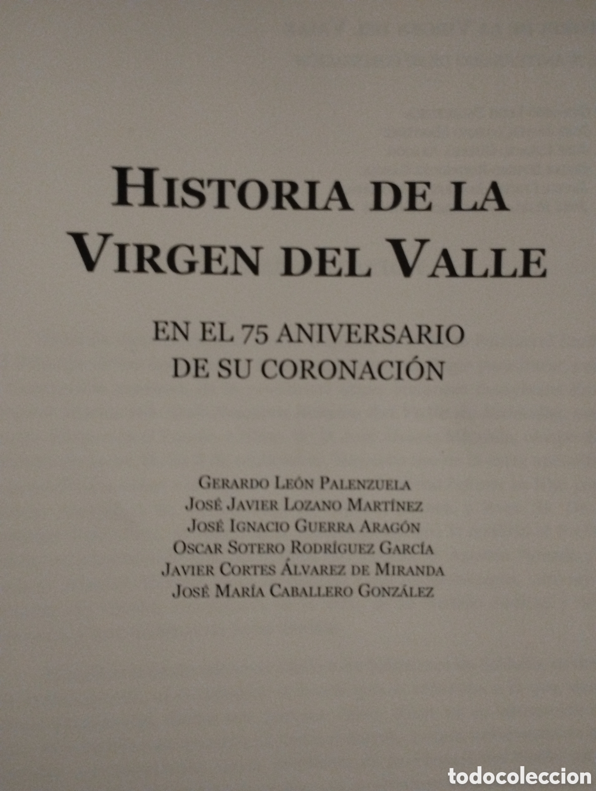 Libros: Historia de la virgen del Valle - Foto 2