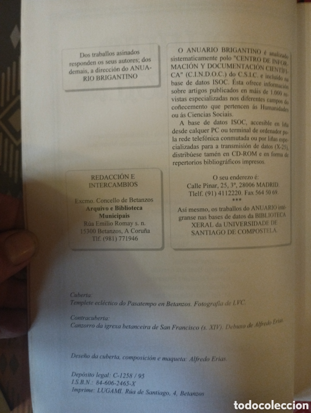Libros: Anuario brigantino 1994 n&uacute;mero 17 - Foto 3