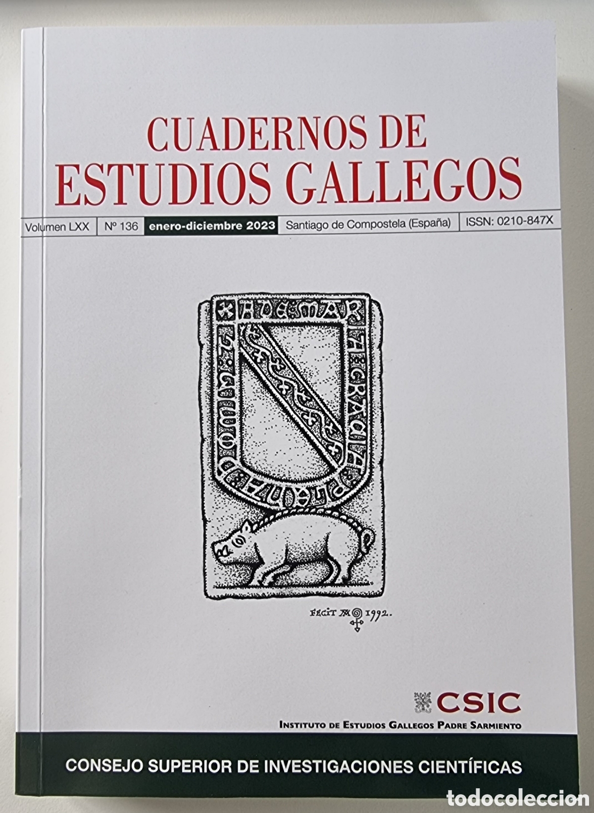 Libros: CUADERNOS DE ESTUDIOS GALLEGOS. 2023 - Foto 1