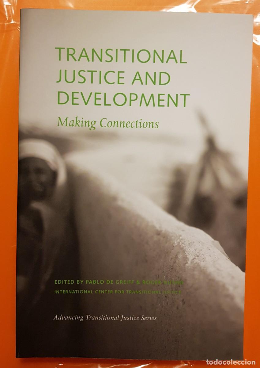 Libros: LIBRO TRANSITIONAL JUSTICE AND DEVELOPMENT- PABLO DE GREIFF ONU - Foto 1