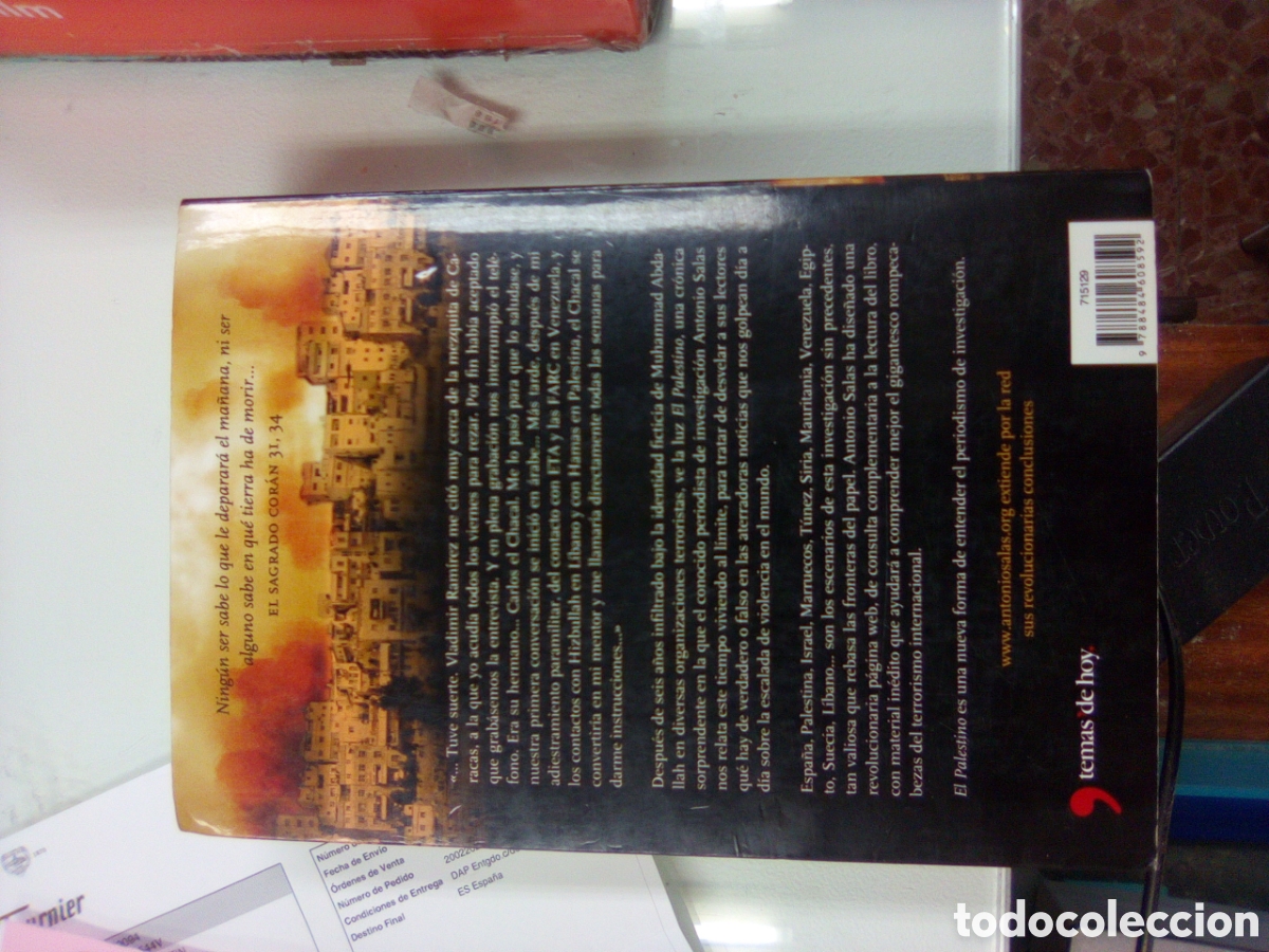 Libros: El Palestino.ANtonio Salas - Foto 2