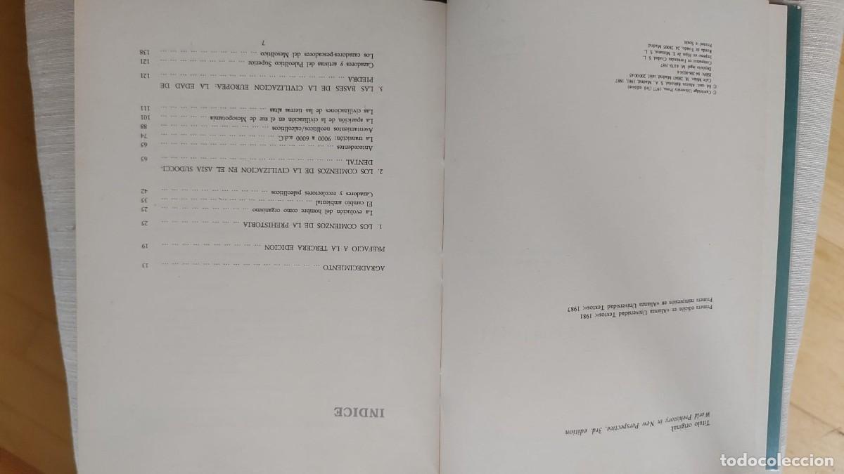 Libros: La Prehistoria. Grahame CLARK - Foto 2