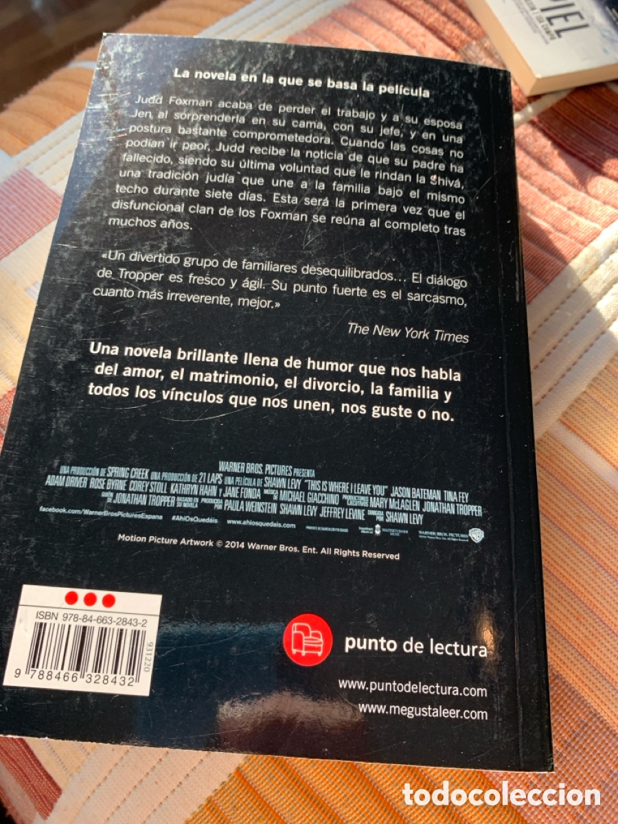 Libros: AHI OS QUEDAIS (JONATHAN TROPPER) - Foto 2