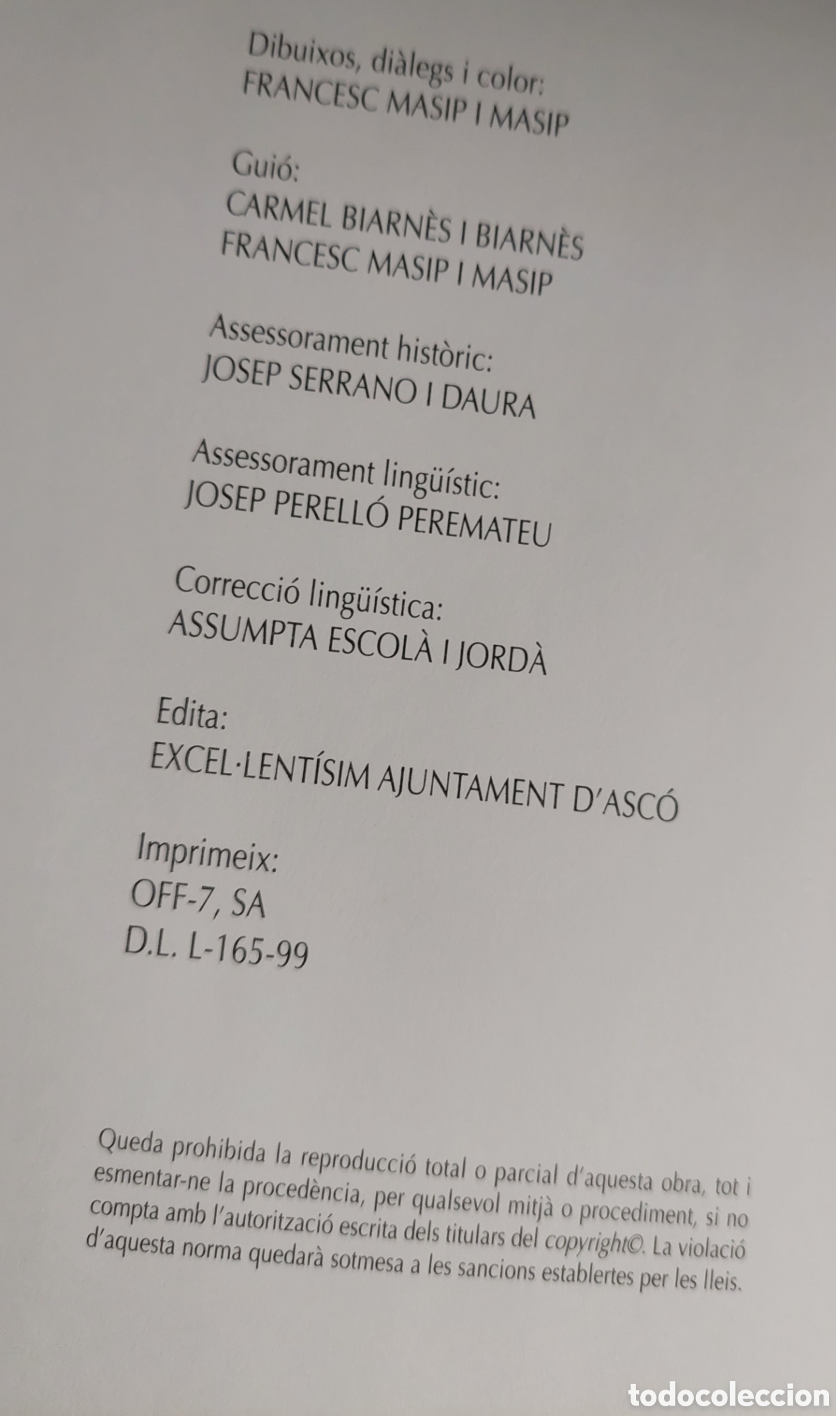 Libros: Libro Hist&ograve;ria dAsc&oacute; Cronica Il.lustrada - Foto 2