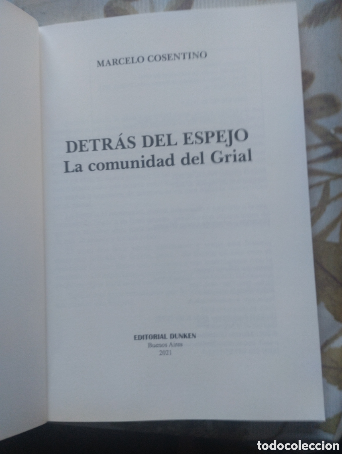 Libros: DETR&Aacute;S DEL ESPEJO, LA COMUNIDAD DEL GRIAL. - Foto 4