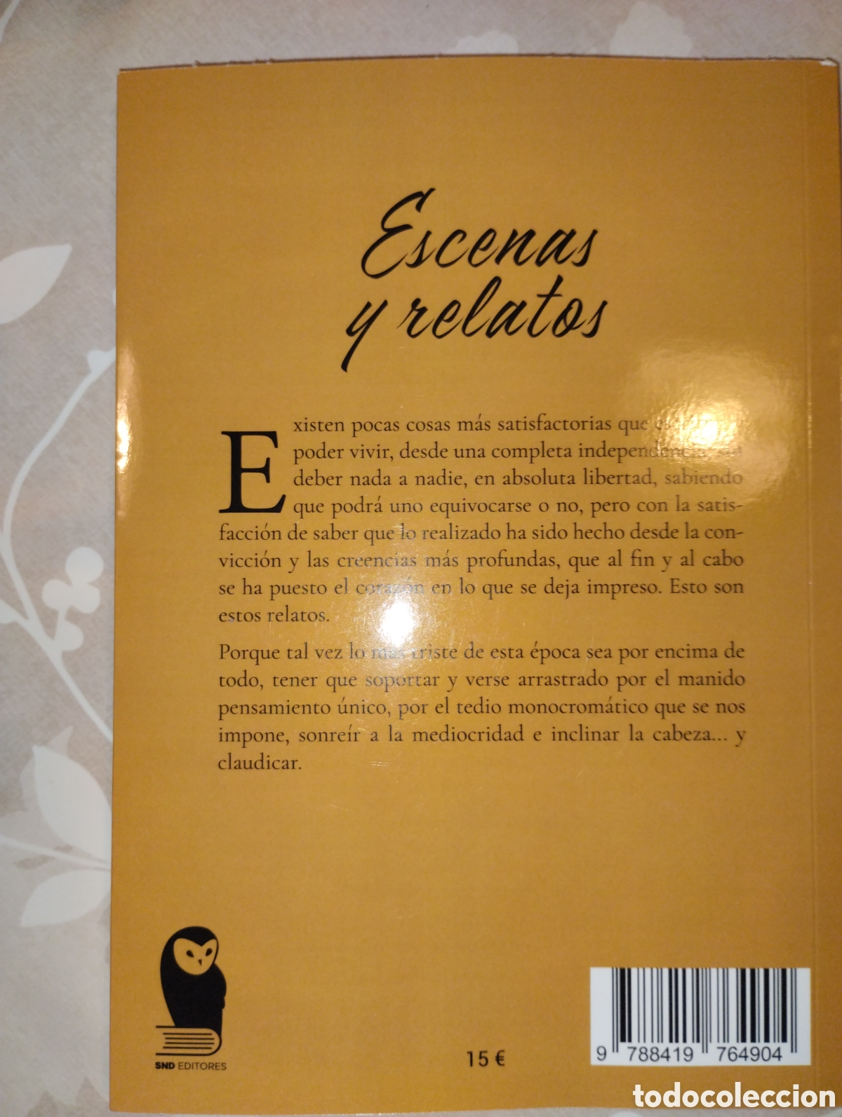 Libros: ESCENAS Y RELATOS, CARLOS PAZ - Foto 2