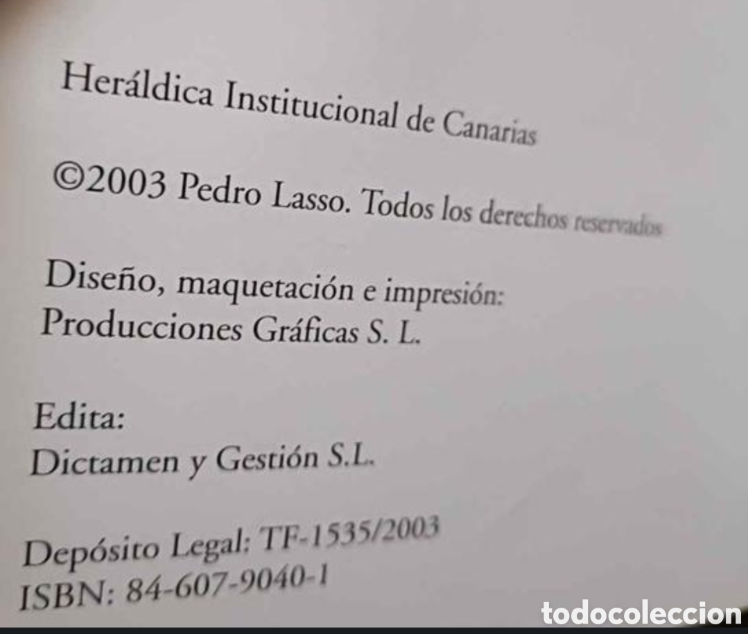Libros: Her&aacute;ldica institucional de Canarias - Foto 3