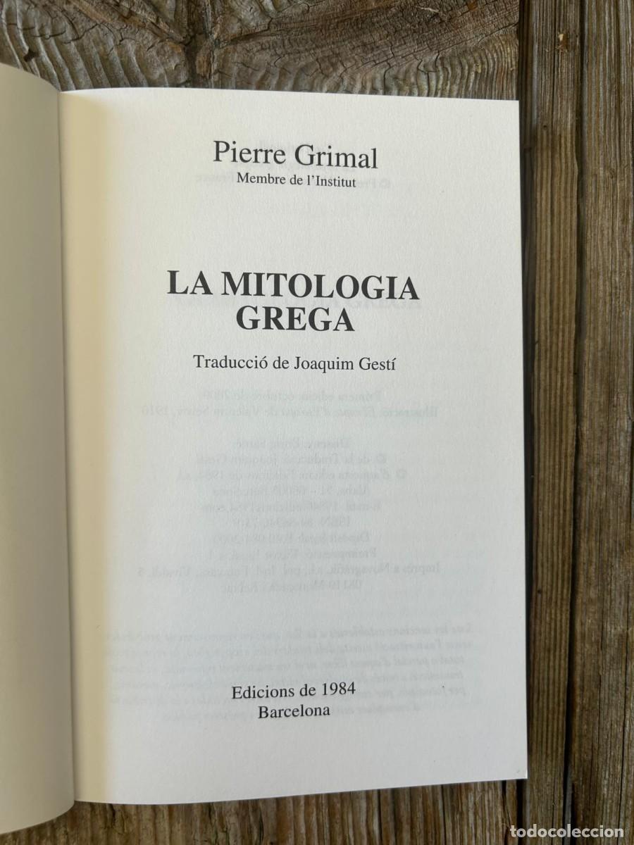 Libros: LA MITOLOGIA GREGA. PIERRE GRIMAL - Foto 4
