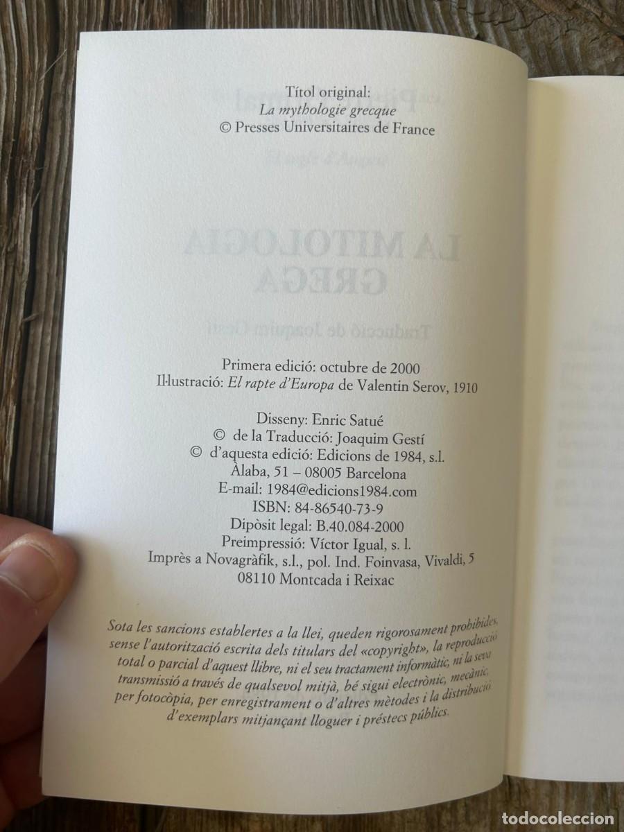 Libros: LA MITOLOGIA GREGA. PIERRE GRIMAL - Foto 5