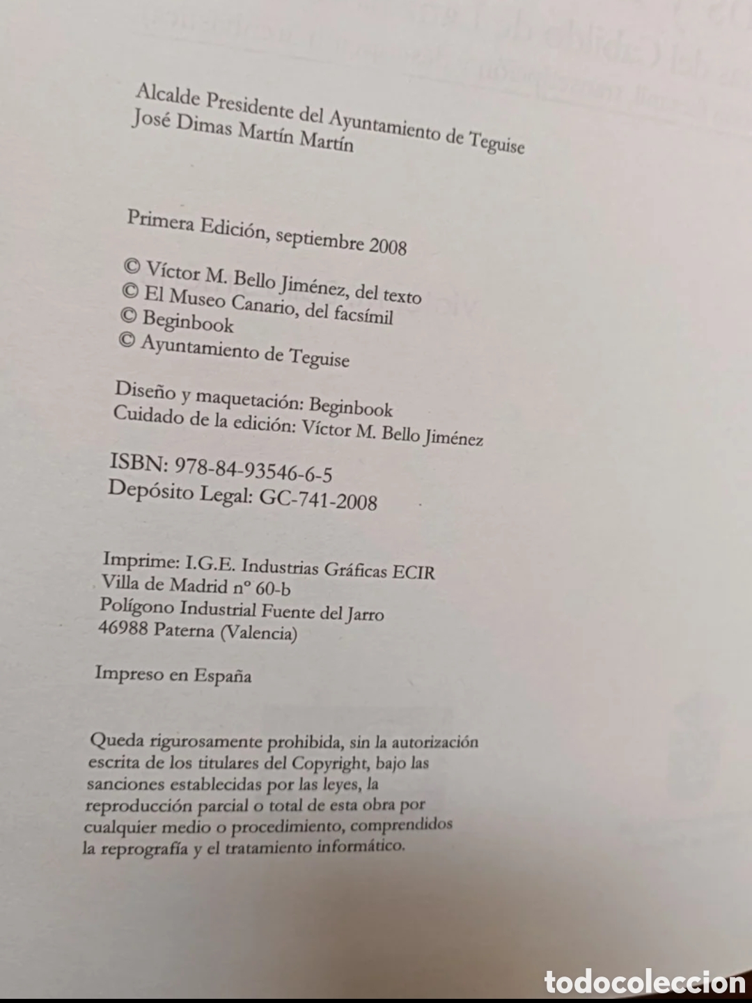 Libros: Cabildos y nombramientos. ( Facs&iacute;mil) - Foto 3