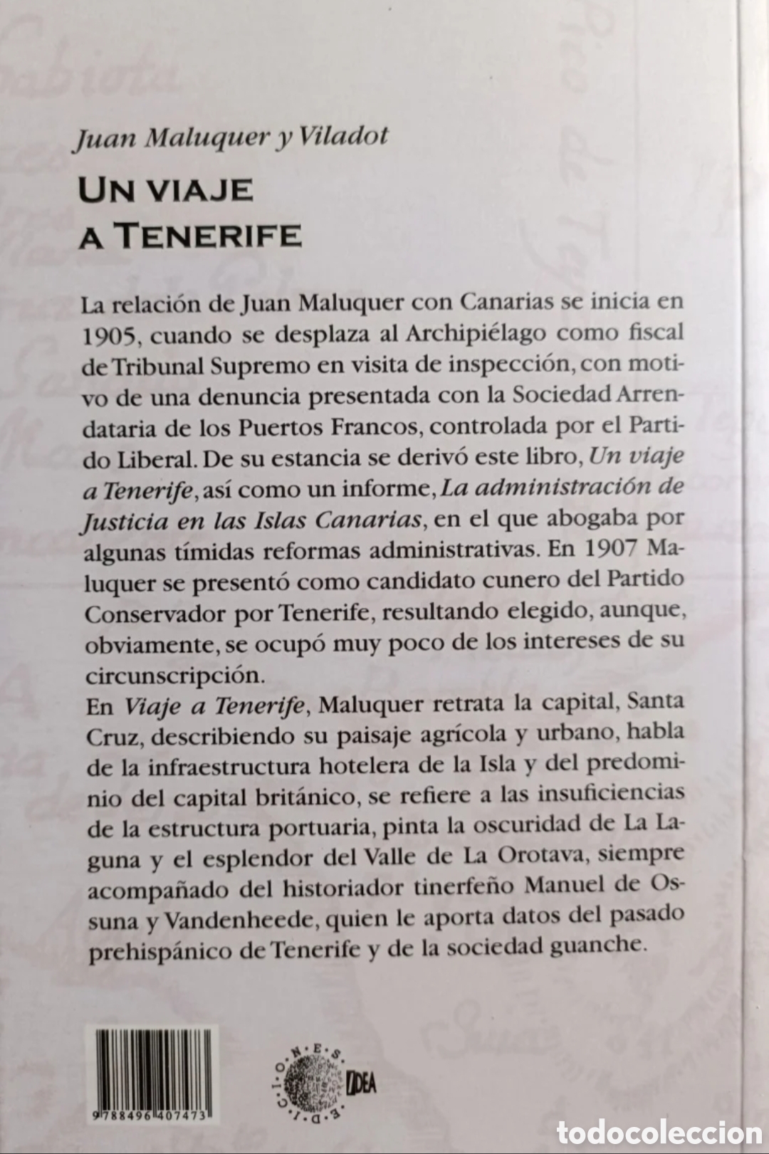 Libros: Un viaje a Tenerife. Maluquer J. - Foto 2
