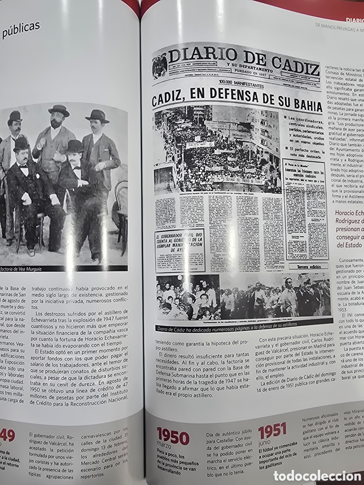 Libros: 140 A&Ntilde;OS DE DIARIOS DE CADIZ - Foto 2