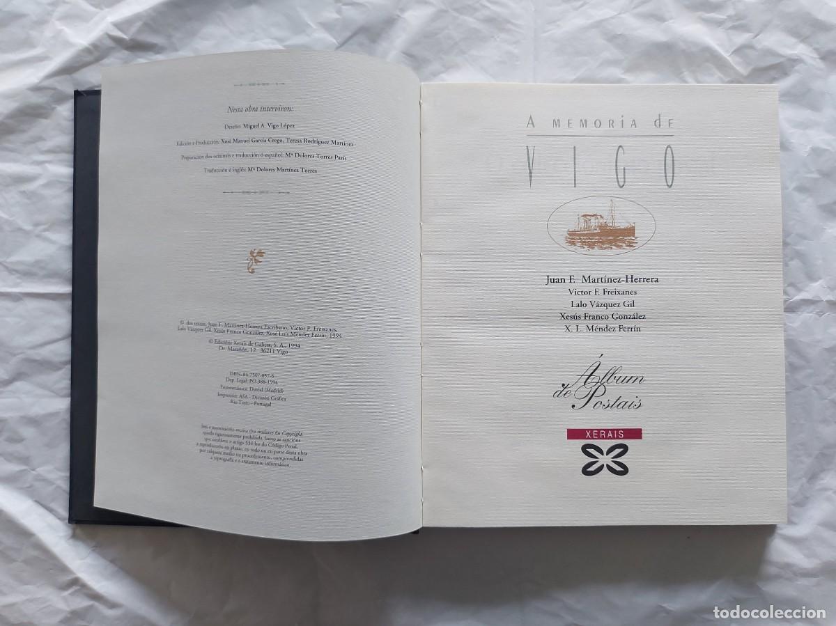 Libros: A memoria de Vigo. &Aacute;lbum de postais - Foto 2
