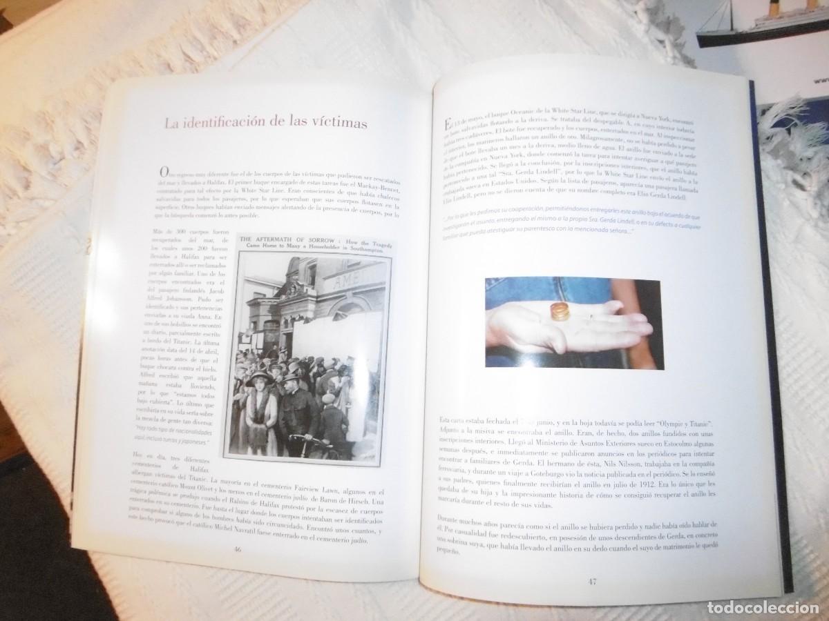 Libros: LIBRO CAT&Aacute;LOGO OFICIAL EXPOSICI&Oacute;N TITANIC. - Foto 4
