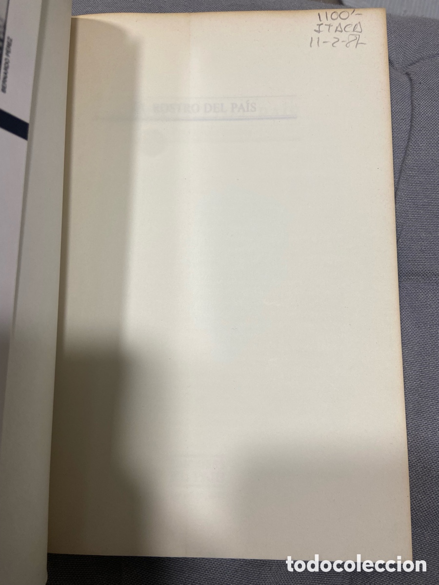 Libros: Libro El rostro del pa&iacute;s de Jes&uacute;s Fern&aacute;ndez Santos. - Foto 2