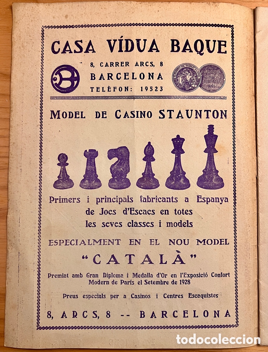 Libros: Els Escacs a Catalunya - Maig 1930 - Foto 2