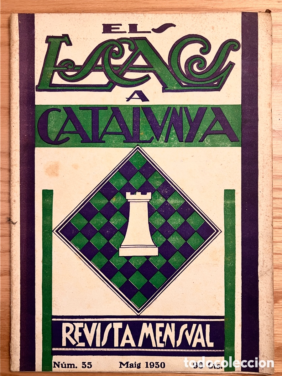 Libros: Els Escacs a Catalunya - Maig 1930 - Foto 1