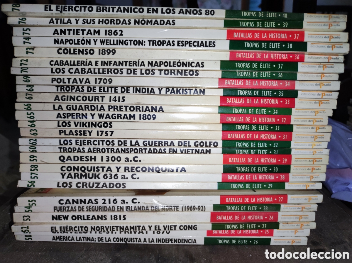 Libros: Ej&eacute;rcitos y batallas del Prado - Fasc&iacute;culos PRECINTADOS - precio individual - contactar para Lotes