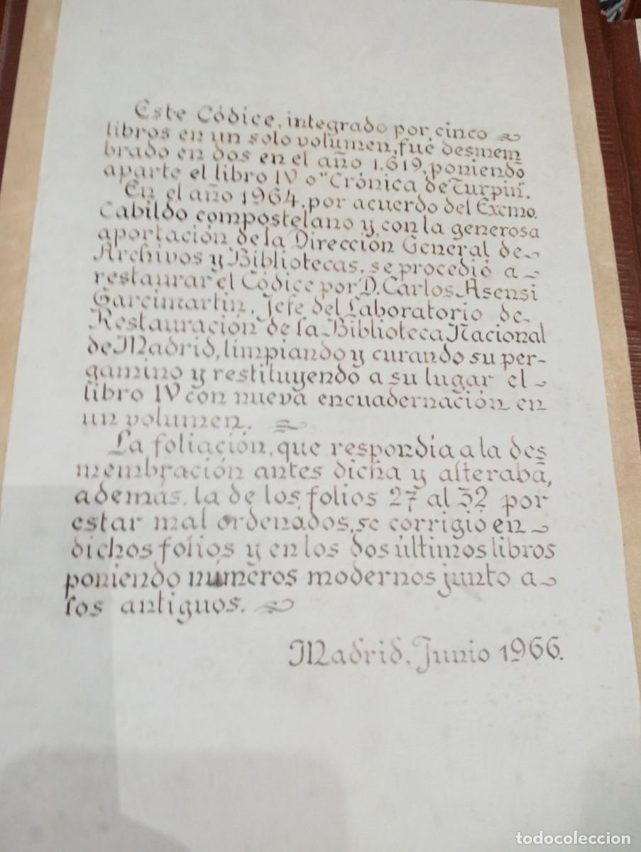 Libros: Facs&iacute;mil del Codex Calixtinus (edici&oacute;n 2026)