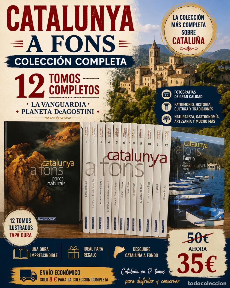 Libros: CATALUNYA A FONS | COLECCI&Oacute;N COMPLETA 12 TOMOS | LA VANGUARDIA | PLANETA DEAGOSTINI