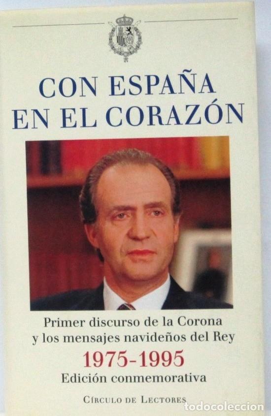 Libros: CON ESPA&Ntilde;A EN EL CORAZON - 1975-1995 - LIBRO - Foto 1