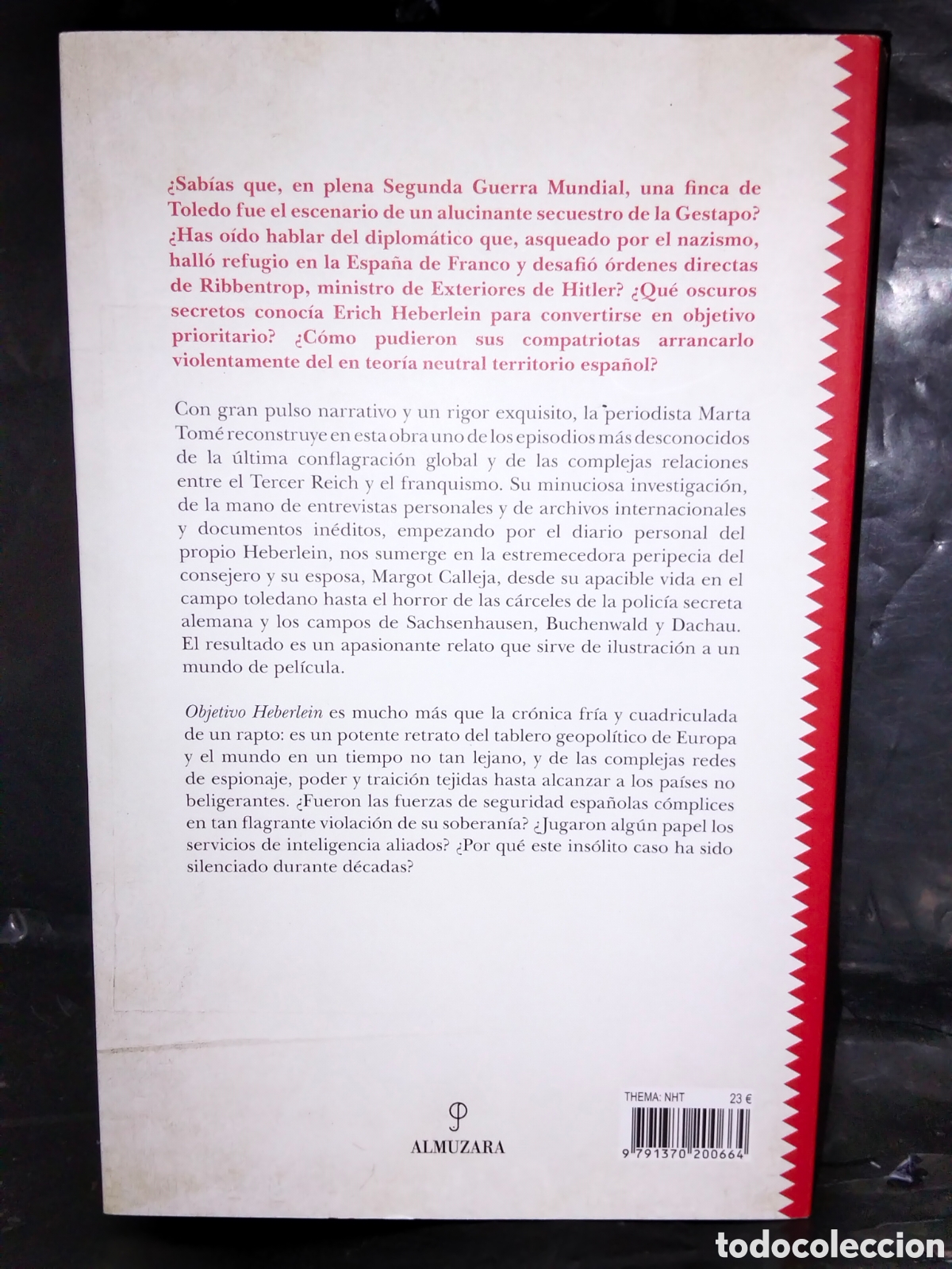 Libros: MARTA TOM&Eacute;. OBJETIVO HEBERLEIN .ALMUZARA - Foto 9