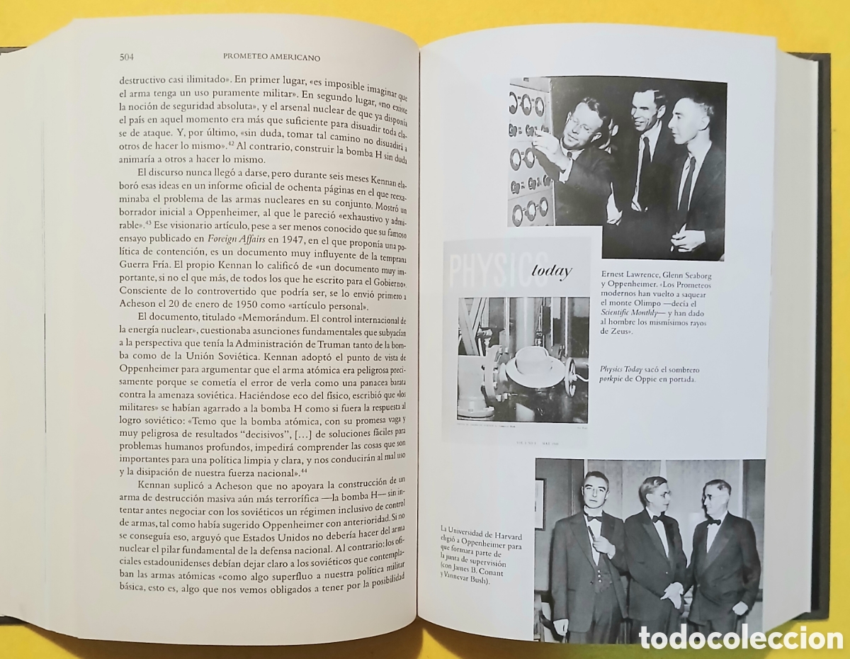 Libros: EL TRIUNFO Y LA TRAGEDIA DE J. ROBERT OPPENHEIMER - Foto 8