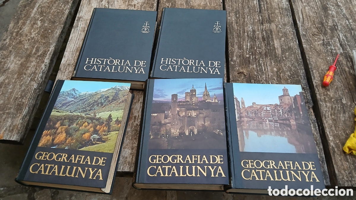 Libros: Lote 5 libros Hist&ograve;ria i Geografia de Catalunya Lote de 5 libros en catal&aacute;n